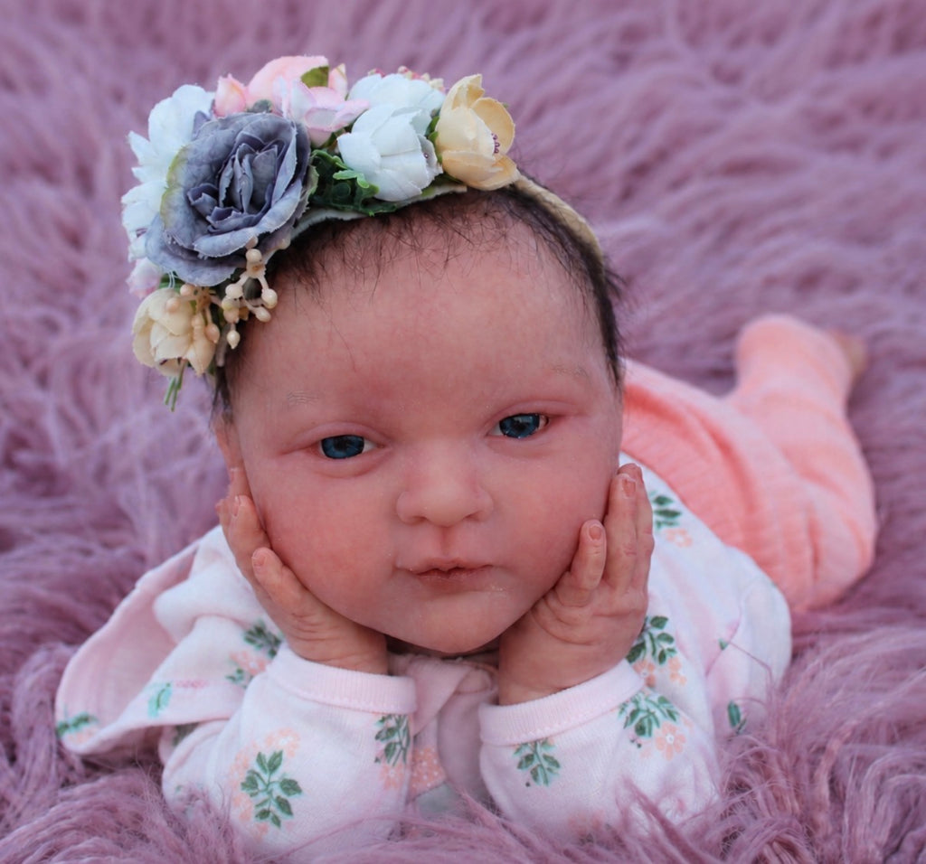 “Lacey” Authentic Silicone Cuddle Baby (Finished baby) - Made to order (Copy)
