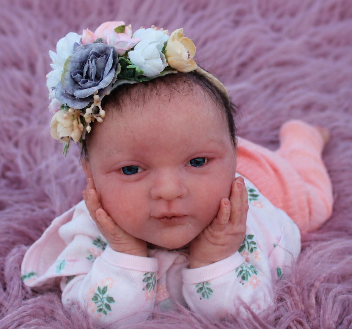“Lacey” Authentic Silicone Cuddle Baby (Finished baby) - Made to order (Copy)