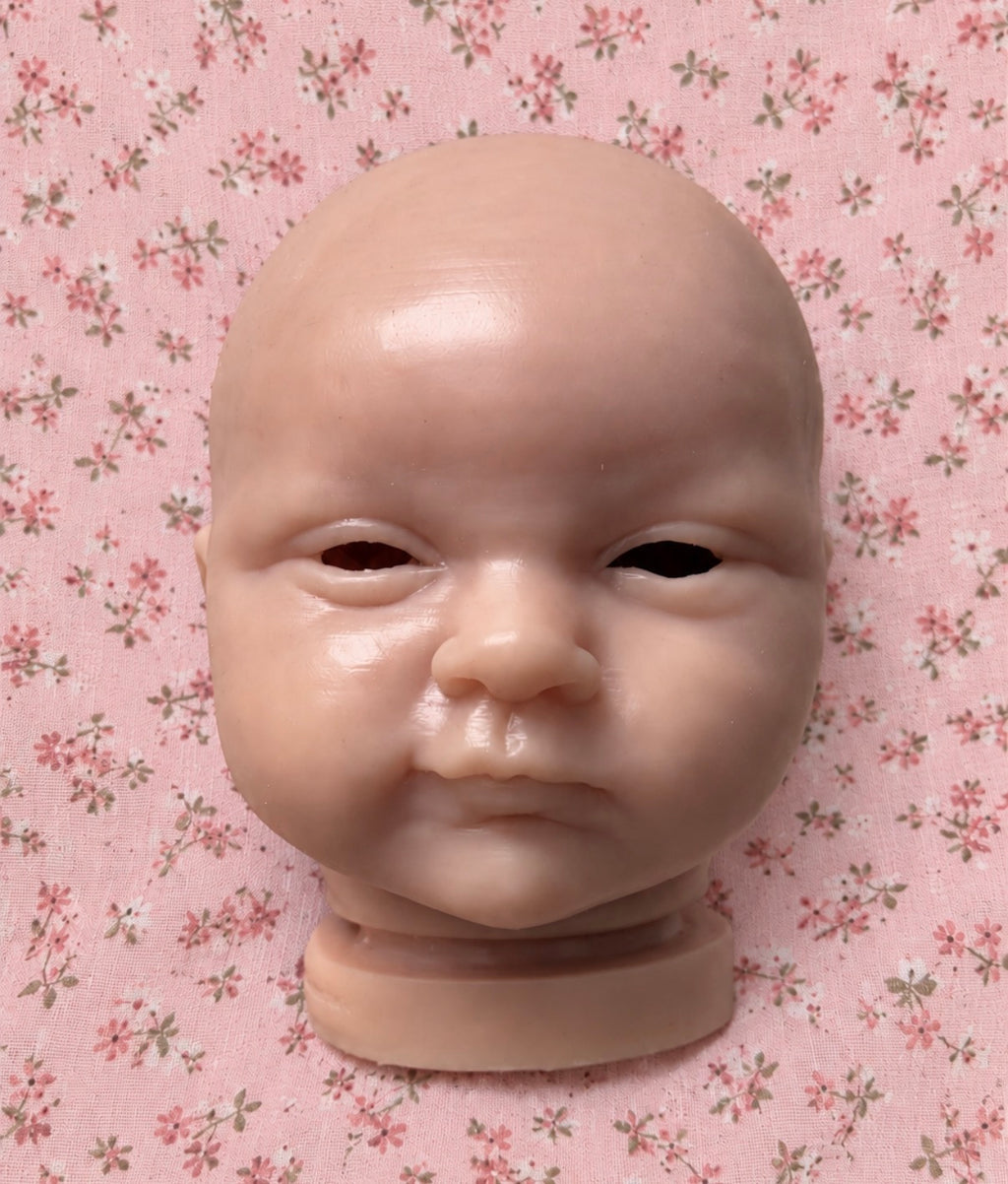 “Lacey” Authentic Silicone Baby Blank Cuddle HEAD ONLY (Preemie)