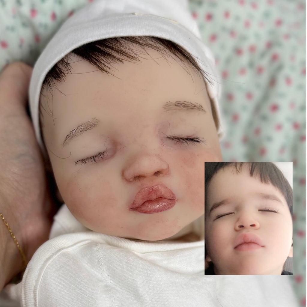 “Bubbles” Authentic Silicone Cuddle Baby (Finished baby) - Made to order