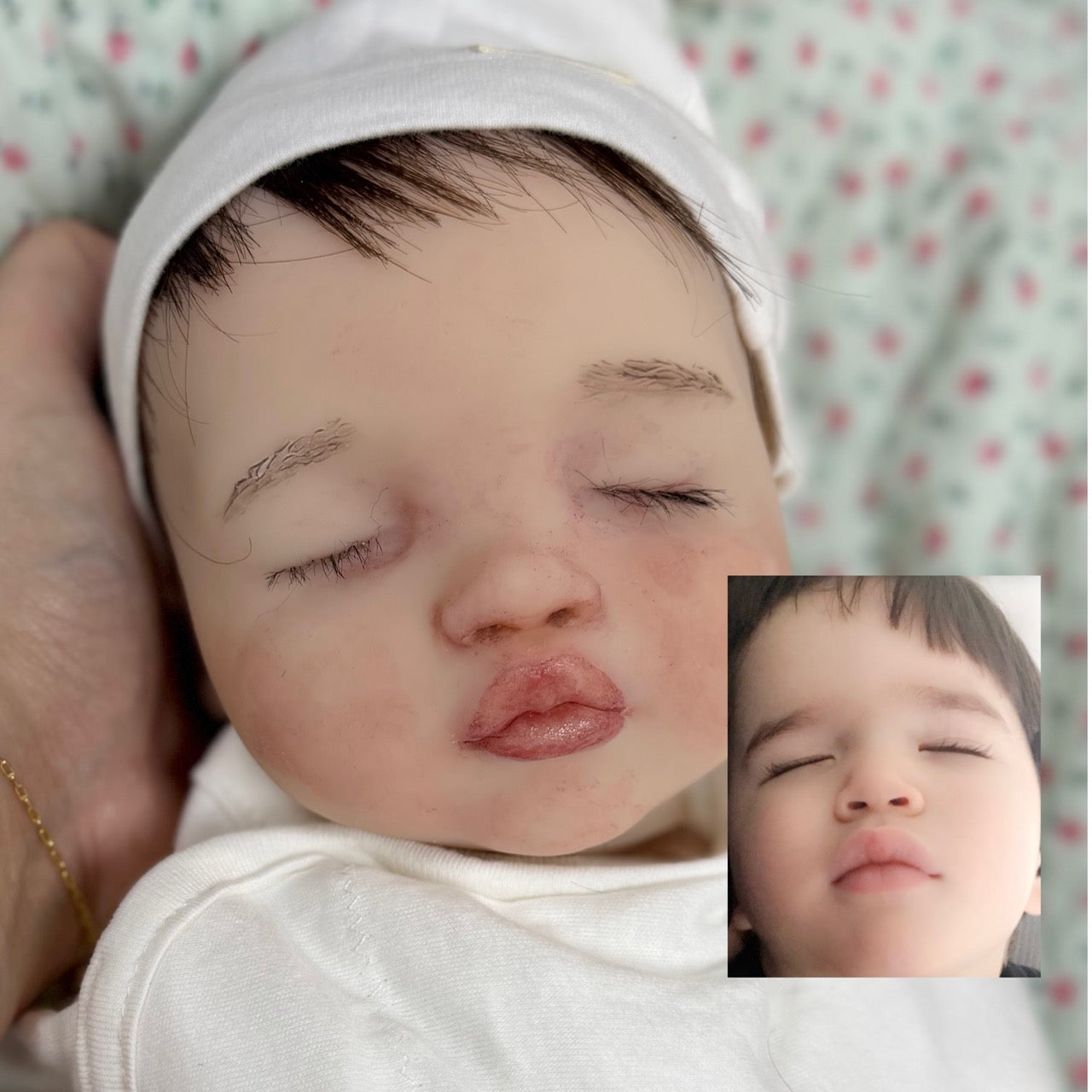 “Bubbles” Authentic Silicone Cuddle Baby (Finished baby) - Made to order