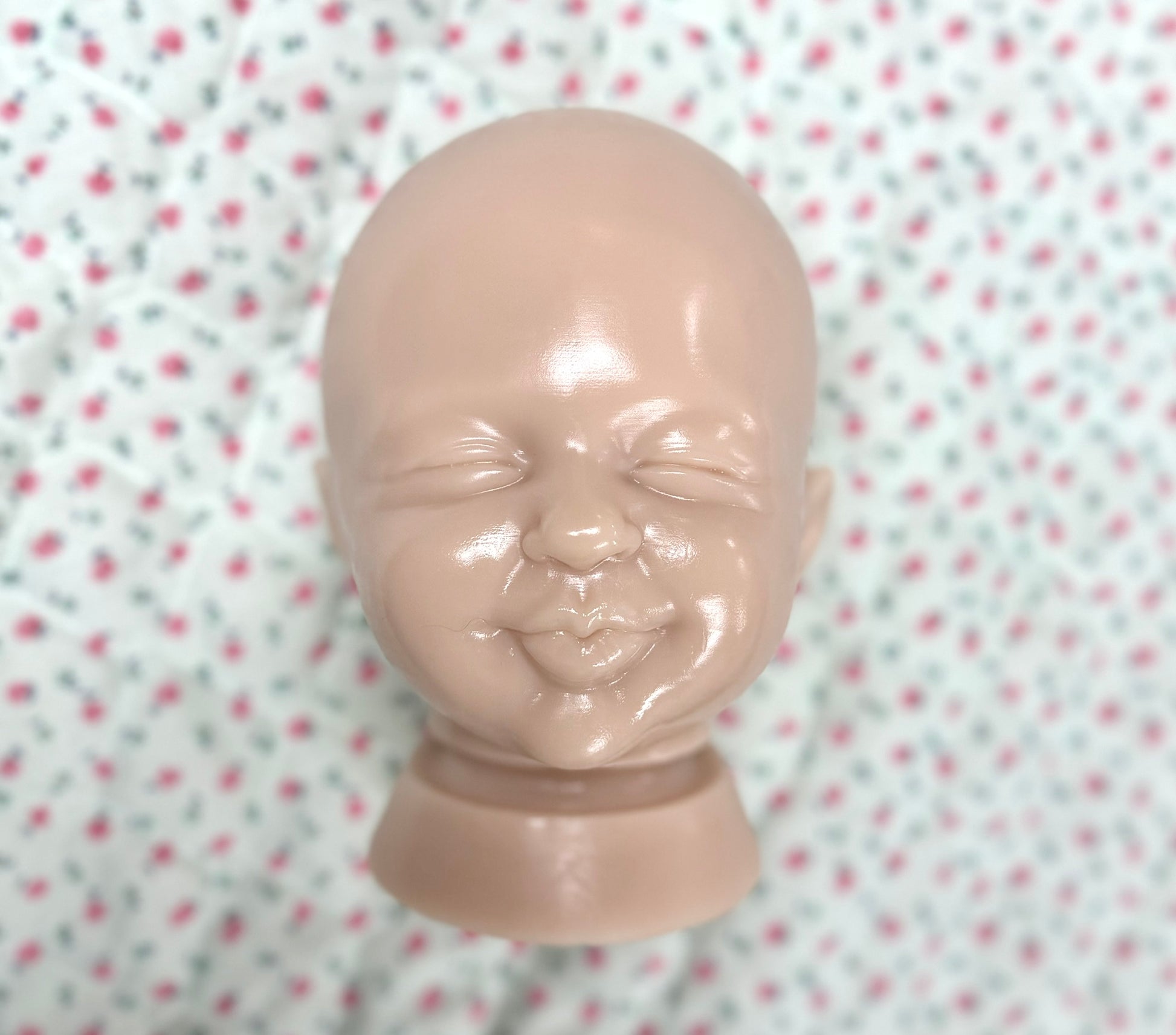 “Giggles” Authentic Silicone Baby Blank Cuddle HEAD ONLY